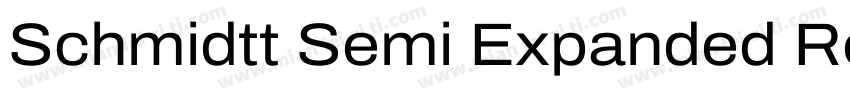 Schmidtt Semi Expanded Regular字体转换